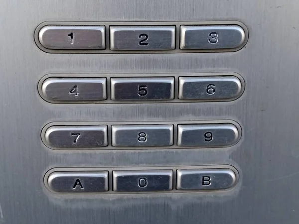 Putting Numerical Code Electronic Combination Lock — 스톡 사진