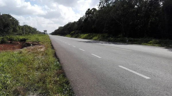 Country Road Rural Highway Public Road Traffic Transportation — Stock Photo, Image