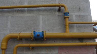 Enerji sanayiindeki doğal gaz boru hattı, enerji arzı altyapısı