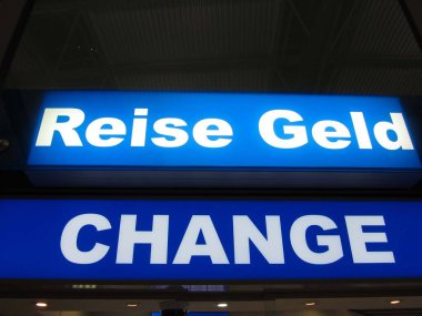 Para değiş tokuşu ve takas ofisi, başka bir para birimi.