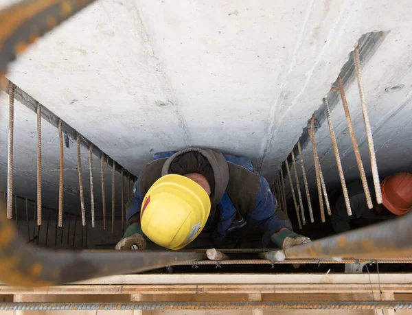 Safety Dangers Construction Workers Construction Site —  Fotos de Stock
