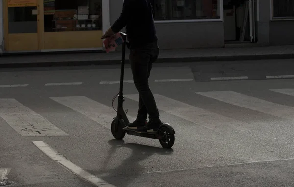 Scooter Motorized Scooter Electric Vehicle Mobility — 图库照片