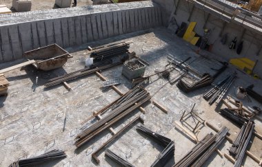 concrete engineering or concrete construction, building architecture in the industry