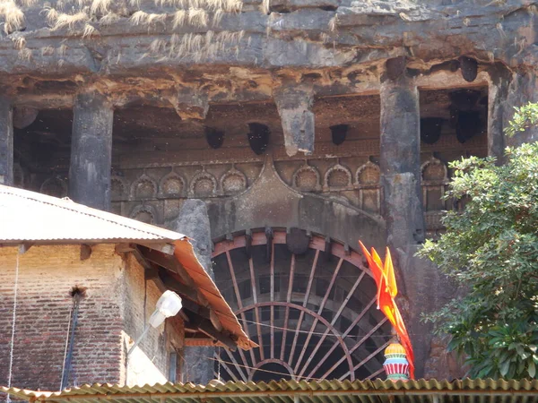 Ajanta Caves Buddhist Cave Monuments India — Stockfoto