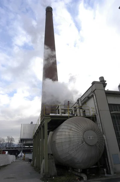 Waste Incinerator Plant Waste Energy Facility — Foto de Stock