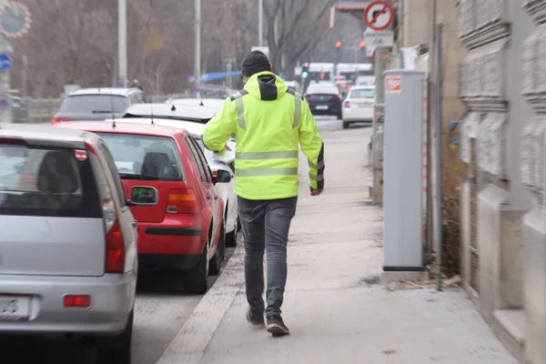 Пішохідна Прогулянка Тротуарі Небезпека Руху Тротуарі — стокове фото