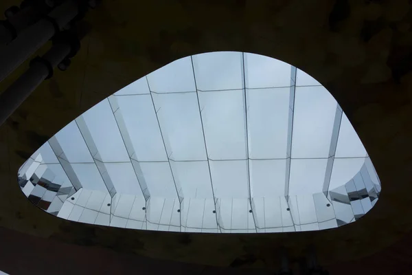 Cristal Ventana Edificio Para Ver Exterior Dejar Entrar Luz — Foto de Stock