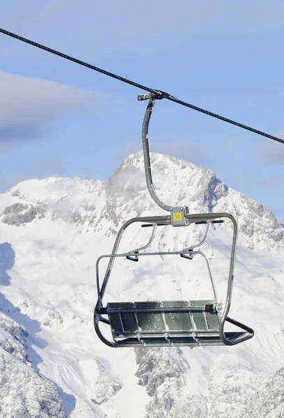 Teleférico Área Esqui Planai Schladming Áustria — Fotografia de Stock