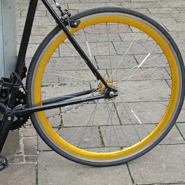 Symbolbild Fahrrad Oder Fahrrad Umweltfreundlicher Transport Und Mobilität — Stockfoto