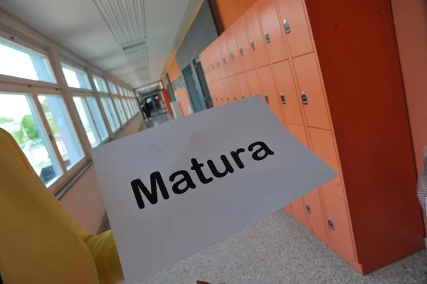 Matura Maturity Test School Final Exam School — Fotografia de Stock