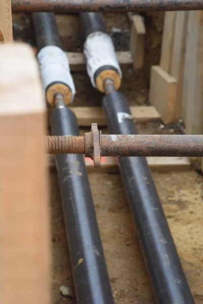 Water Pipe Tube Hydraulic Engineering Building Services — Stock Photo, Image