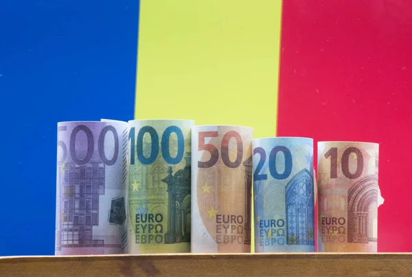 Euro Currency Flag European Country — Fotografia de Stock