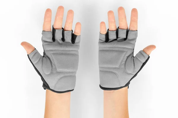 Sports Glove Fingers Female Hand Cycling Glove — 스톡 사진