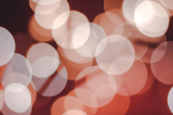 Background and blurred red-yellow lights. Blurred bokeh background