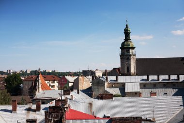 Antik kilise tarihi merkezinde, lviv, Ukrayna