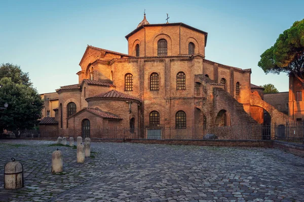 Basílica San Vitale Dos Exemplos Mais Importantes Arte Bizantina Cristã — Fotografia de Stock