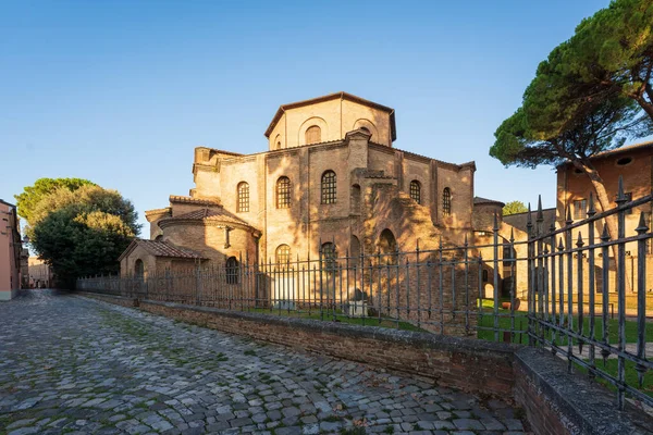 Basilica San Vitale Eines Der Wichtigsten Beispiele Frühchristlicher Byzantinischer Kunst — Stockfoto