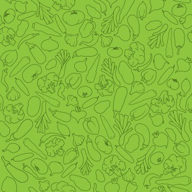 kesintisiz sebze yeşil arka plan