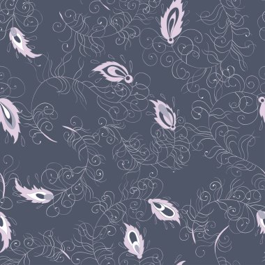 Tavus kuşu tüyleri desen