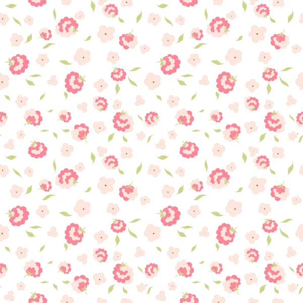 Small flowers pattern — Stock Vector