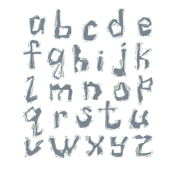 Векторные Буквы Латиницы — стоковый вектор
