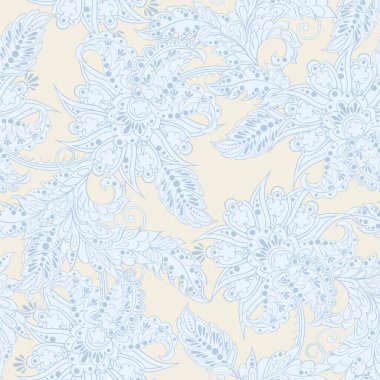 Klasik çiçek desenli.