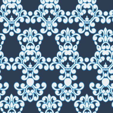 Arkaplan tasarımı için Damask pürüzsüz desen