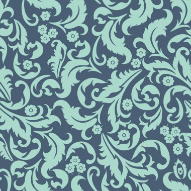 Güzel eski model. Çiçek vektör arkaplanı