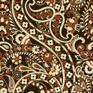 desenli seamless modeli. Vektör çiçek arka plan