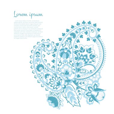 Çiçek desenli kumaş renginde vektör çizimi