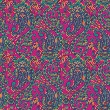 Mayalı desenli kusursuz çiçek vektör çizimi