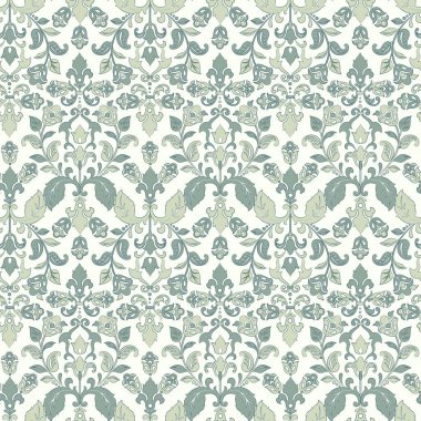 Çiçeksiz damask duvar kâğıdı. Vintage vektör arkaplanı