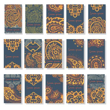 Eski tarz şablonların vektör kümesi. Vektör şablonları vintage çerçeveler ve arka planlar. Yazılı malzemeler, elementler, tebrik kartları için kullanılabilir