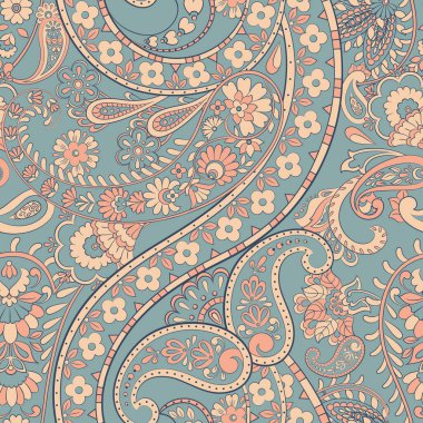 desenli seamless modeli. Vektör çiçek arka plan