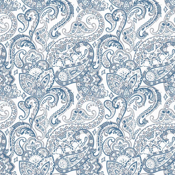 Paisley Floral Modello Etnico Orientale Ornamento Vettoriale Senza Cuciture — Vettoriale Stock