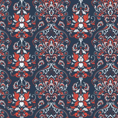 Kusursuz bir geçmiş. Tekstil tasarımı için vektör arkaplanı