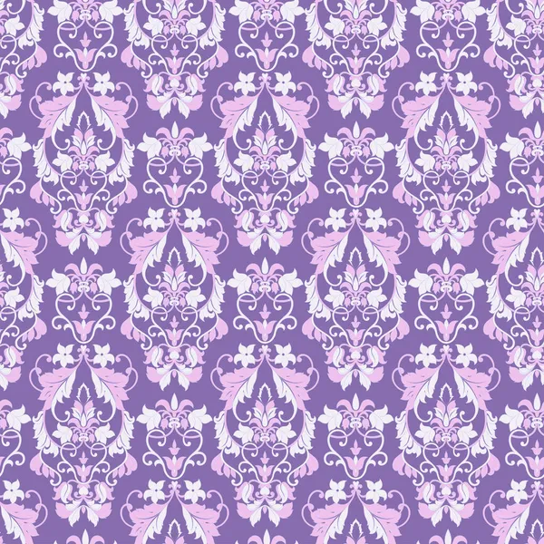 Fondo Vector Vintage Sin Costuras Vector Fondo Pantalla Floral — Archivo Imágenes Vectoriales