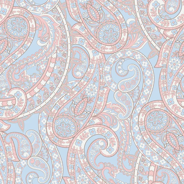 Damask desenli, pürüzsüz vektör deseni. Çiçek bağbozumu arka planı