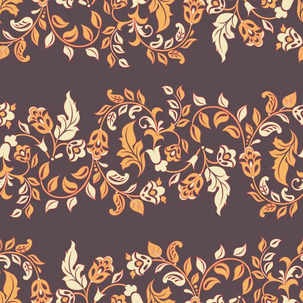 Hermoso Patrón Vintage Fondo Vector Floral — Archivo Imágenes Vectoriales