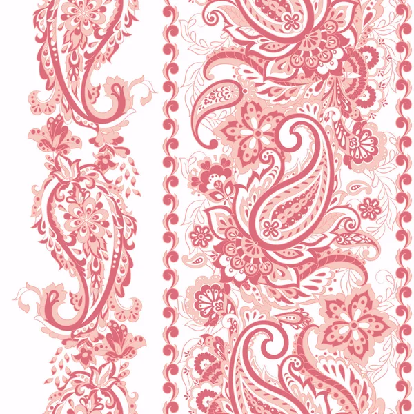 Floral Seamless Pattern Paisley Ornament — Stock Vector