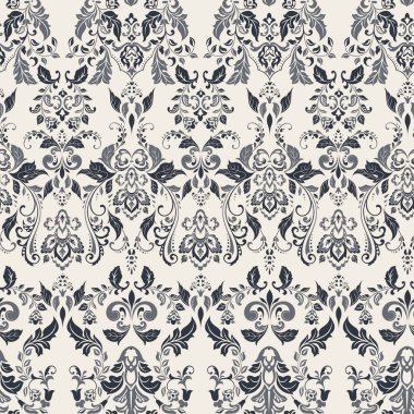 Kusursuz vintage vektör arkaplanı. Vektör duvar kağıdı barok biçimi