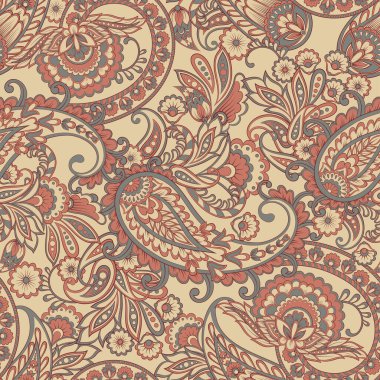 Çiçeksiz şal desenli vektör deseni