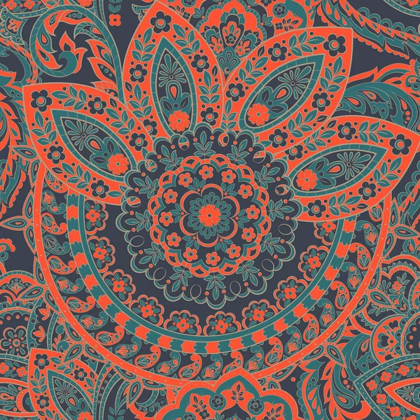 Patrón Floral Sin Costuras Damasco — Archivo Imágenes Vectoriales