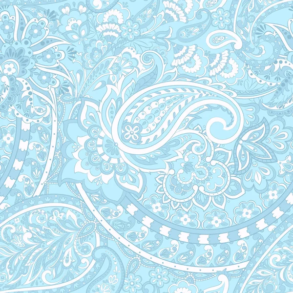 Paisley Vintage Floral Sin Costura Patten — Vector de stock