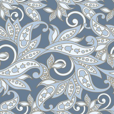 Çiçeksel vektör illüstrasyonu. pürüzsüz arkaplan