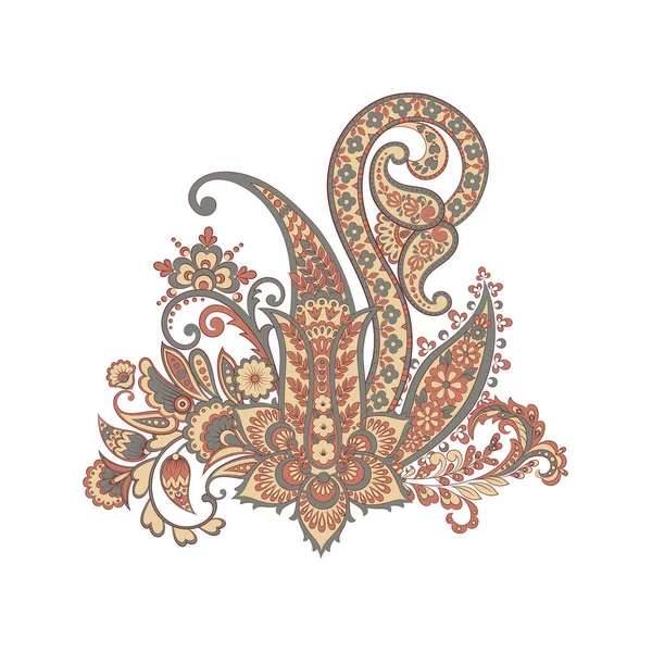 Paisley Floral Oriental Isolated Pattern — Image vectorielle