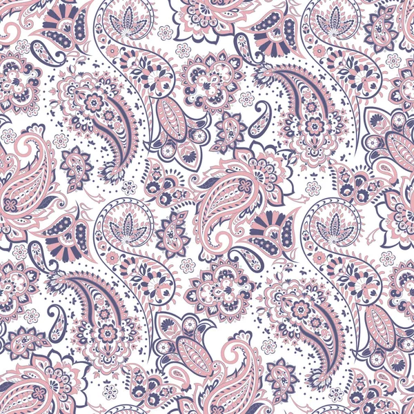 Ozdoba Paisley Damask Płynny Wzór Wektora — Wektor stockowy