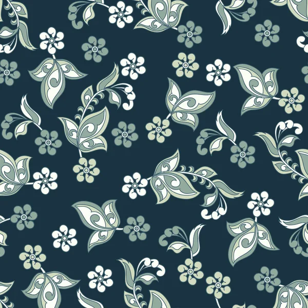 Floral Naadloze Vector Patroon — Stockvector