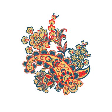 izole edilmiş desenli vektör süsü