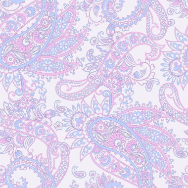 Paisley Damask süsü. Kusursuz Vektör deseni